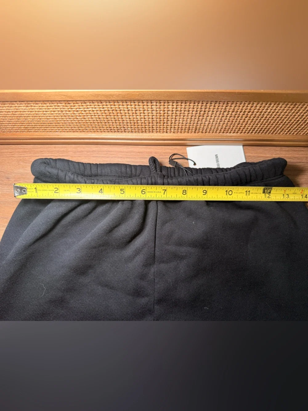 ♡ Joah Brown NWT Oversized Jogger Black French Terry